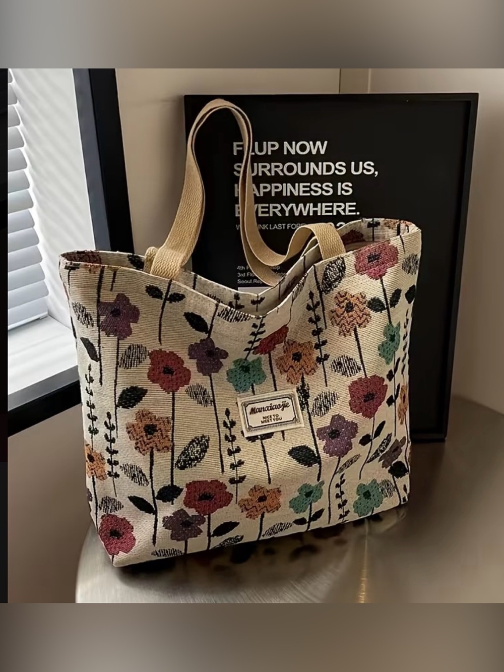 NEW🌸 floral lightweight Tote Bag